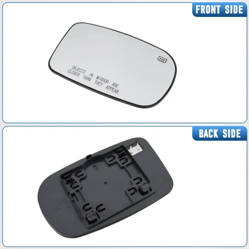 Imagen 2 del producto Lente de cristal para espejo retrovisor lateral calefactable LH/RH para Chrysler 300 Dodge Charger 2011-2023 68101147AA 68101146AA