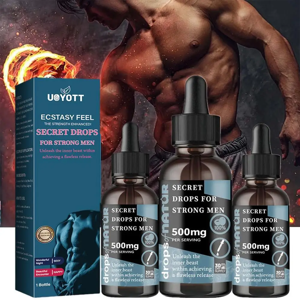 3/2/1Pcs Secret Drops For Strong Men Long Lasting To Attract Women Body Essential Sexually Stimulating Drops 30ml