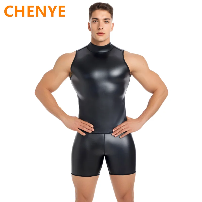 

Жилет из искусственной кожи с воротником-стойкой, майка, майка, рубашка без рукавов, жилеты, формирователи тела, тонкое нижнее белье, корсеты для тренировки талии