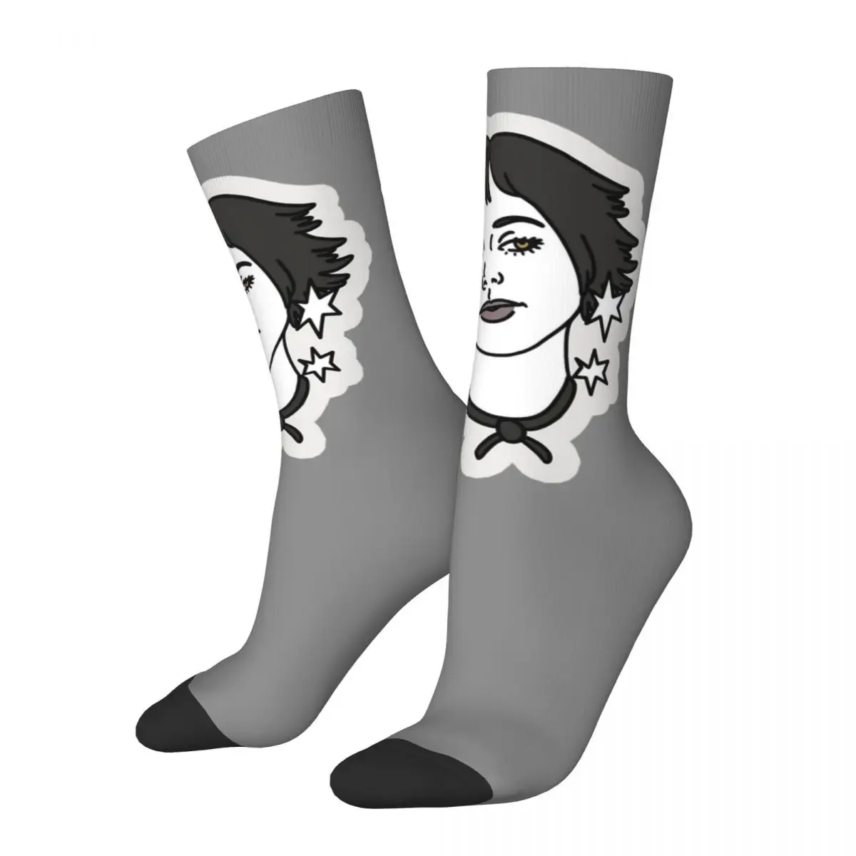 Alice Cullen Socks Funny Stockings Autumn Anti Bacterial Unisex Men Socks Breathable Pattern Running Sports Socks