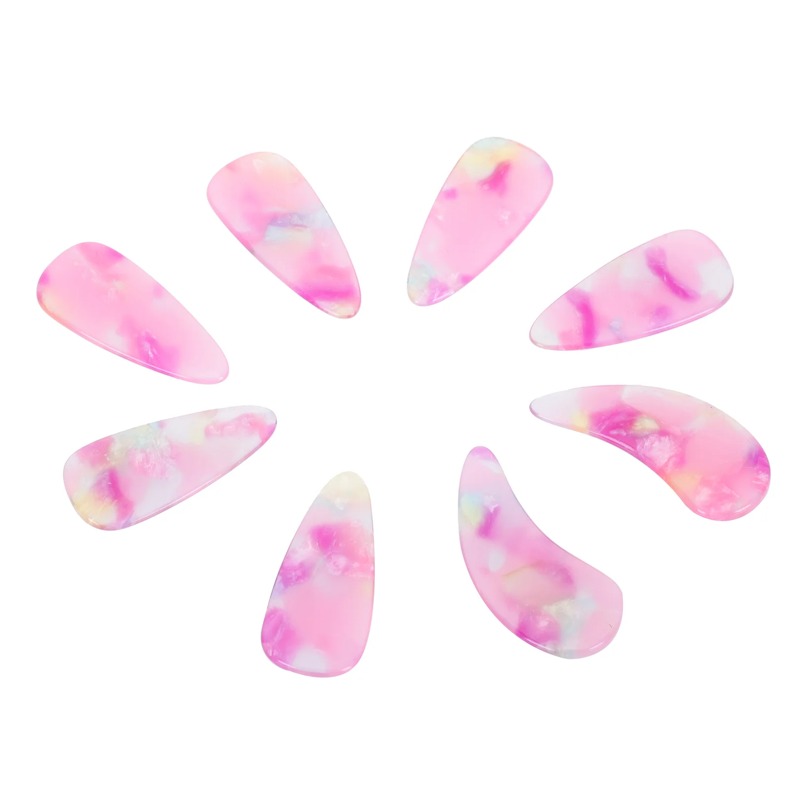 8 Pcs Professional Grade Nail Pieces Guitar Pick Instrument Picks Finger