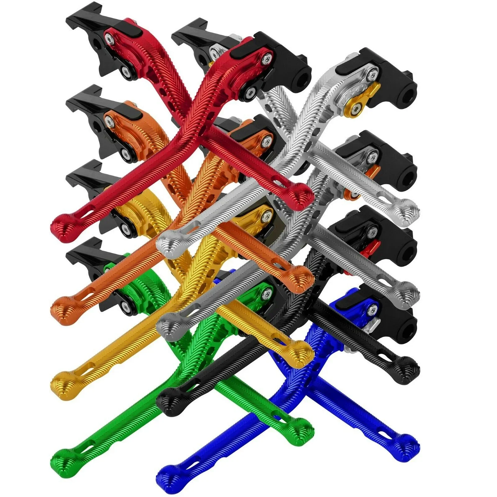 

3D Long Motorcycle 7/8" 22mm Adjustable Brake Clutch Levers For BMW R1200GS ADV/1200R/RT /SE K1300S/R/GT K1600 GT/GTL HP2 Enduro