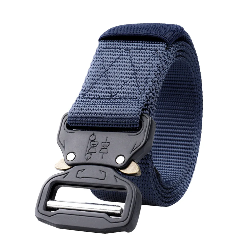 Wear-resistant Tactical Belt Imitation Nylon Woven Belt Multi-functional Special Training Men's Outdoor Versatile Belt