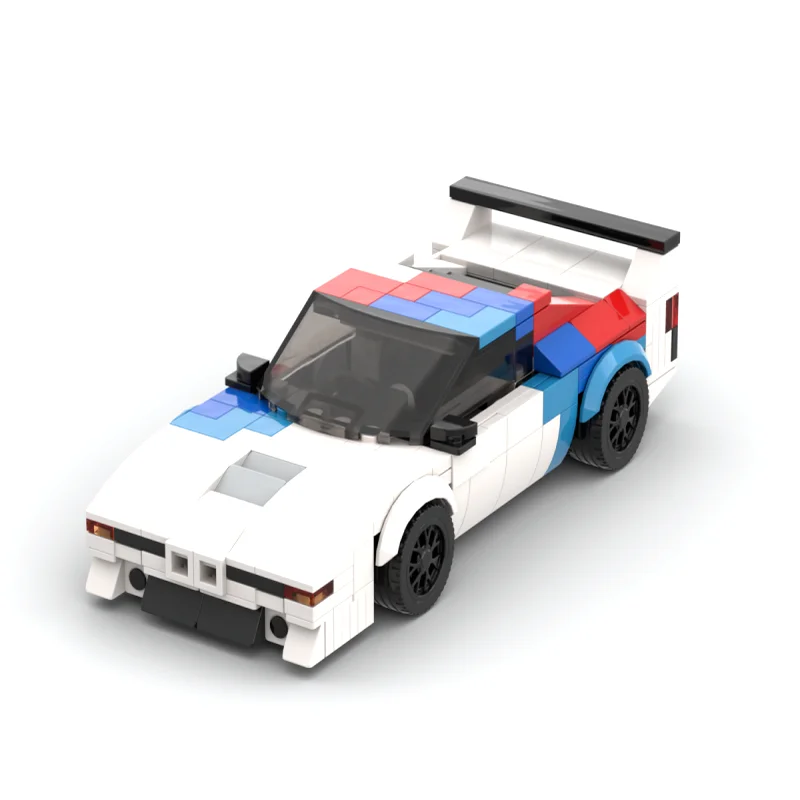 InhawBrick Moc Technical Sport Speed Racing M1 Car Building Block Adults Brick Sets Model Collection Toys Gifts for Boy Children