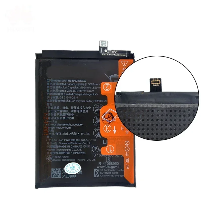 Orginal HB396286ECW 3400mAh Battery For  Huawei Honor 10 Lite /20 Lite /10i /20i /P Smart 2019/ Honor 20i /Enjoy 9S .