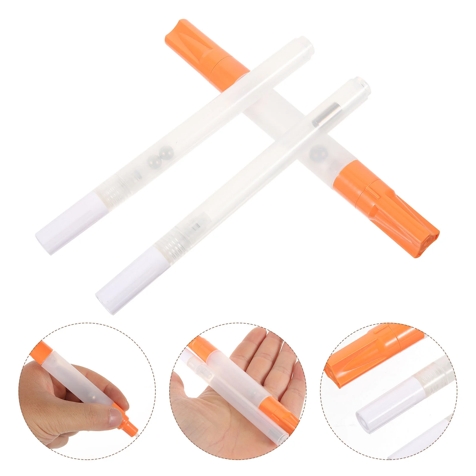 3 Pcs Marker Pen Accessories Acrylic Complete Set Empty Tube Paint Holder Liquid Chalk Alcohol Pens