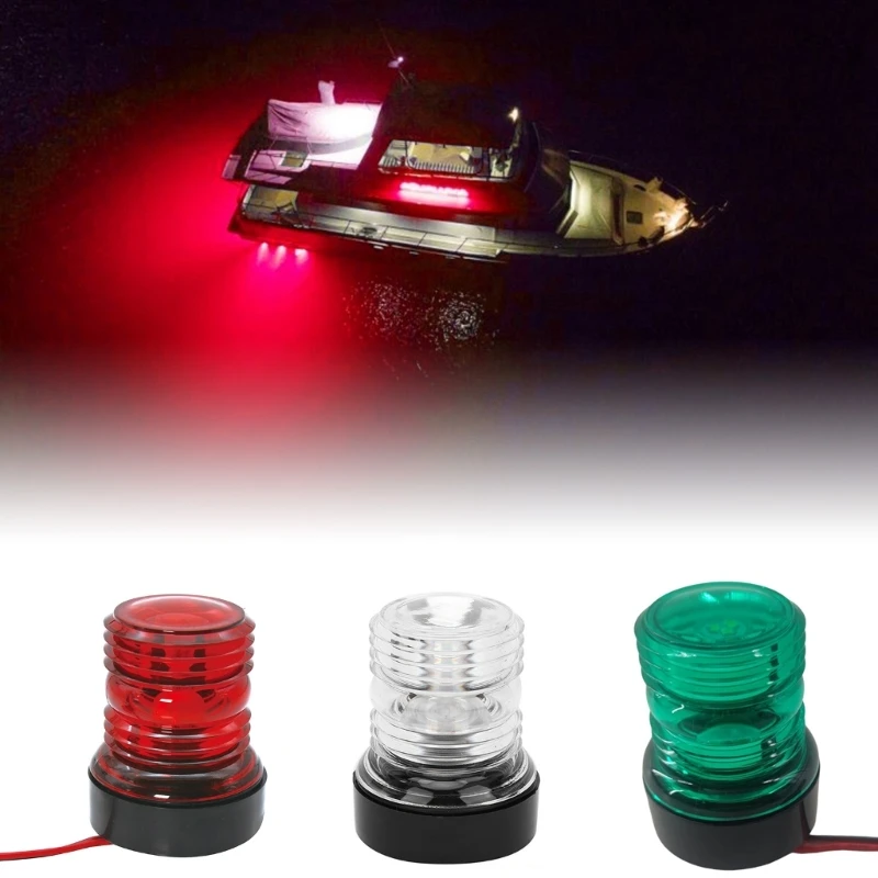 Marine Navigation Light 12-24V Boats Yacht Sailing Light Waterproof 360 Degree All Round LED Anchors Light Dropshipping