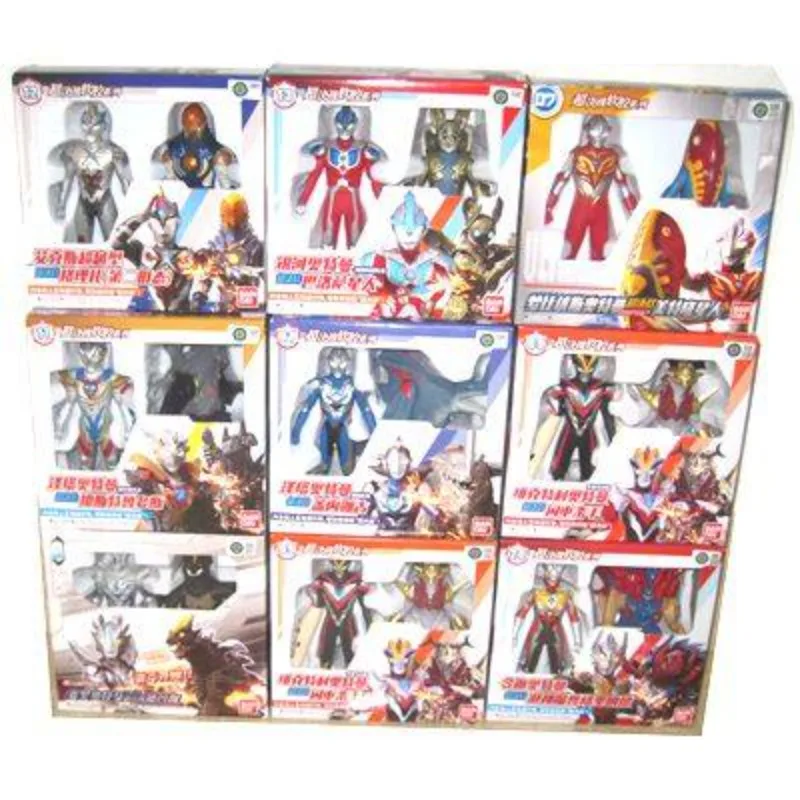 

New Genuine Bandai Ultraman Soft Rubber Monster Fighting Super Duel Series Zero Dyna Toy Doll Model Hand Model Ready in Stock