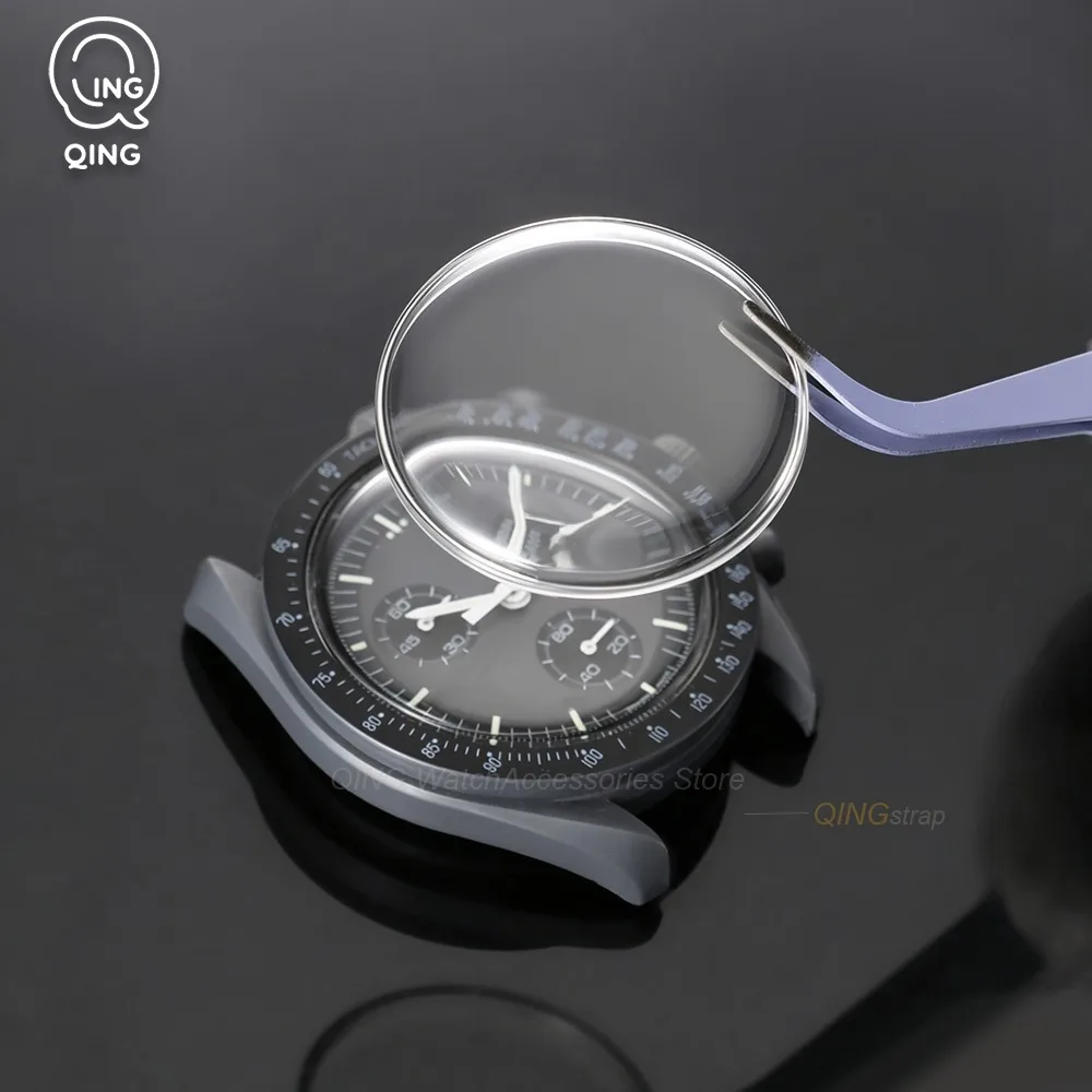 26-33.5mm Diameter Acrylic Plastic Lid Shaped for Watchmaker Watch Repair Accessory Transparent Acrylic Pot Cover Crystal Clear
