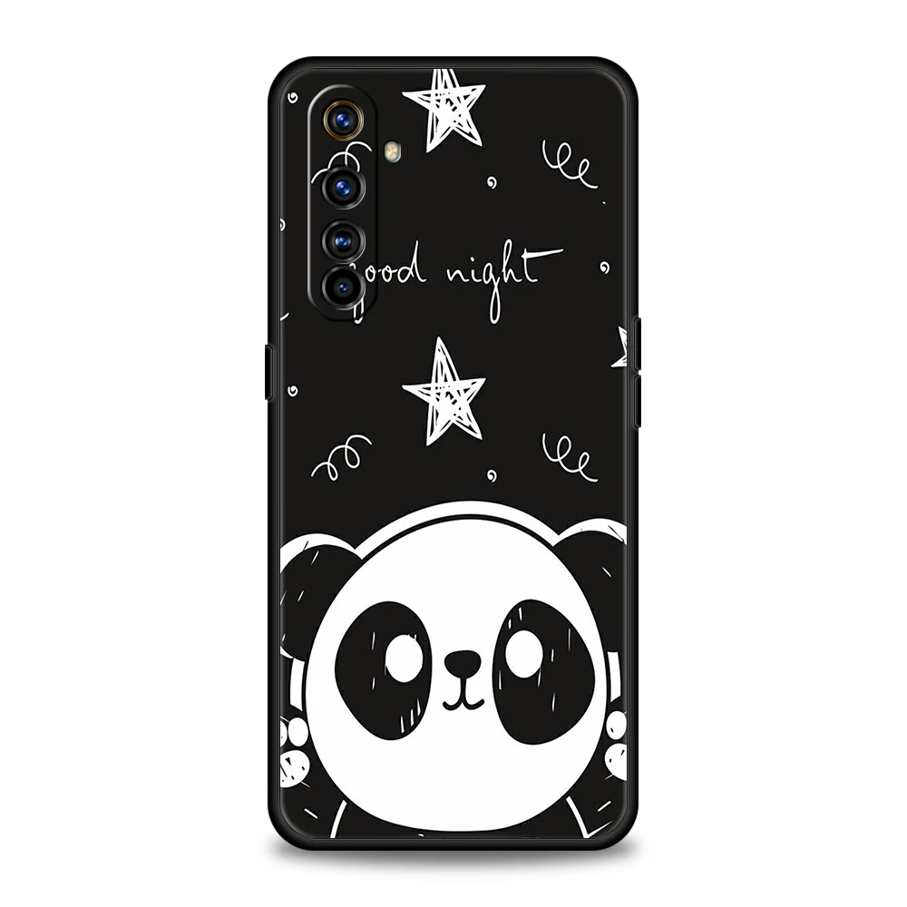 Bubududu Panda Phone Case Cover for Oppo A12 A15 A16 A74 A76 A54 Reno 6 7 Find X5 Pro A9 2020 Plus 5G Silicone Soft Shell Capas