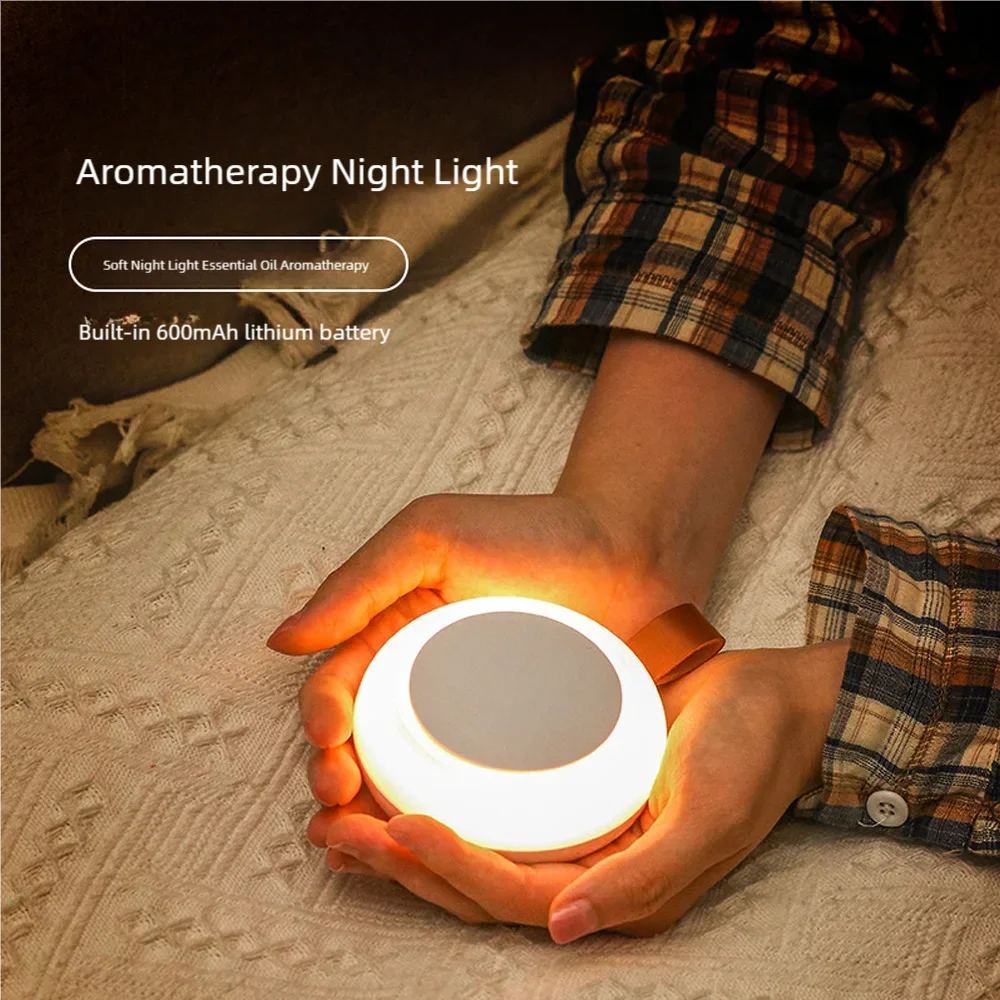 

Flameless Aromatherapy Night Light Wall Mounted Magnetic Mosquito Repellent Night Light USB Charging Bedside Lamp