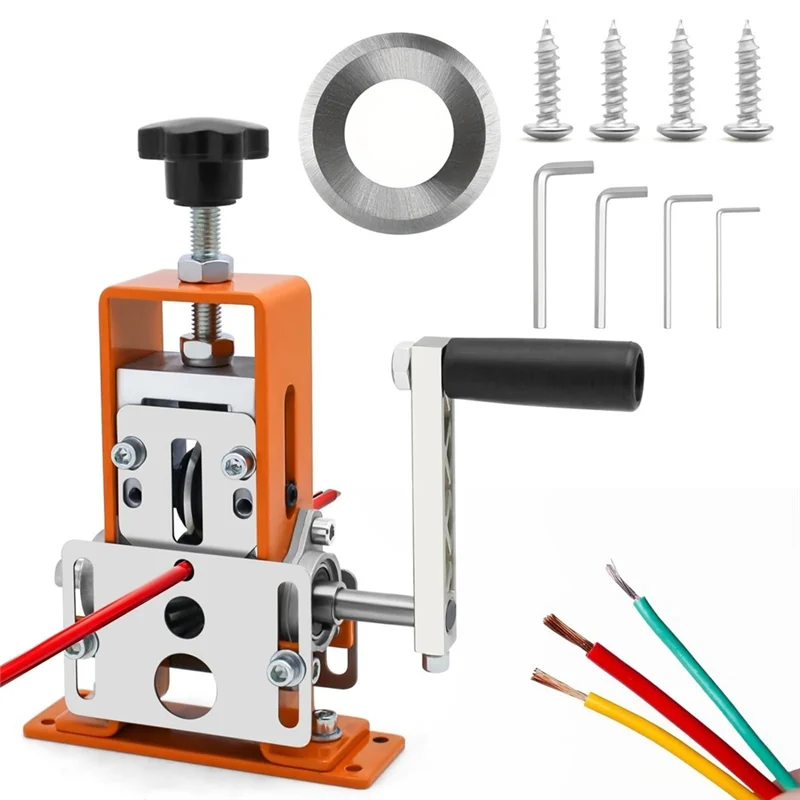 

The New Manual Wire Stripping Tool For 0.06-1 Inches Wire Gauge, Copper Wire Scrapping Peeler, Wire Stripper Machine