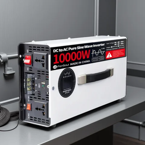 10000W Pure Sine Wave Off Grid Inverter DC 12V 24V 48V 60V 72V to AC 110V 120V 220V 240V 10KW Inverters For Home Car Battery