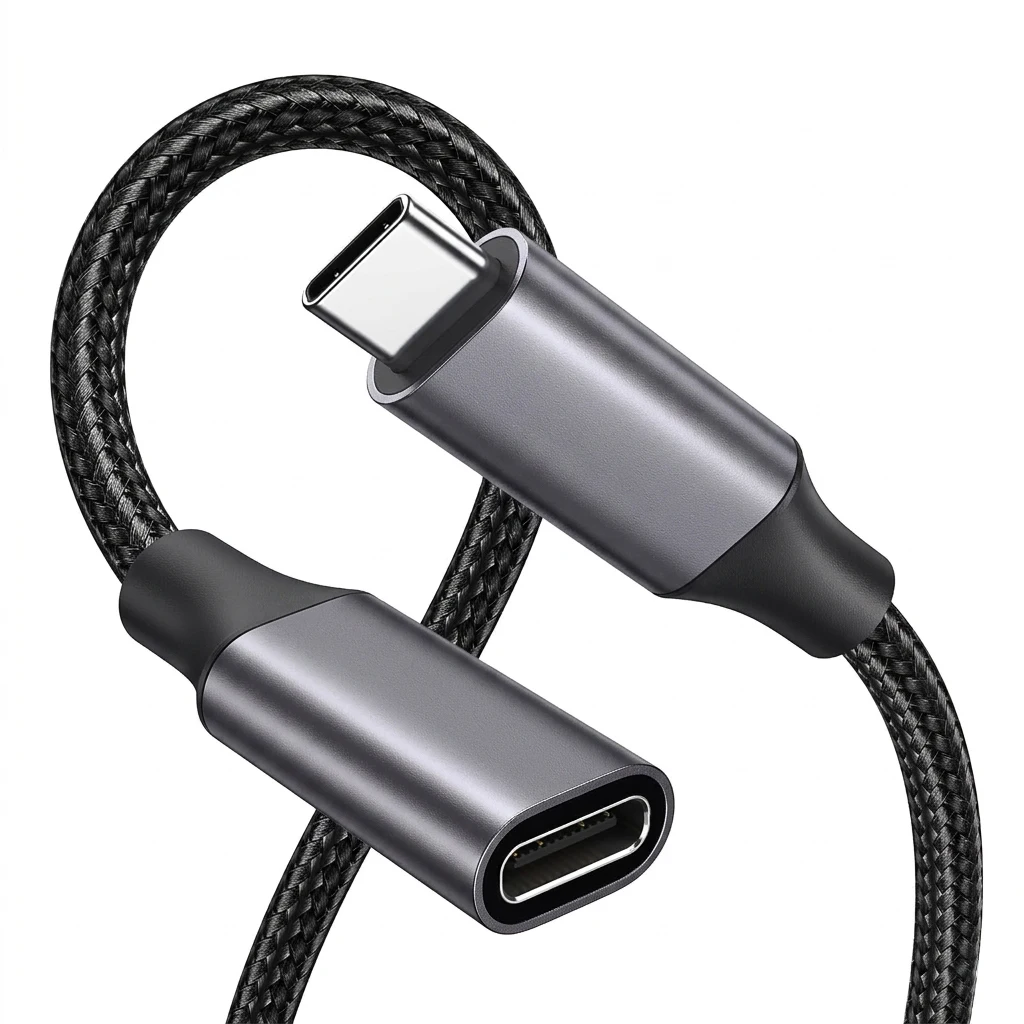 20Gbps USB-C Verlängerungskabel 240W USB3.2 4K@120Hz Typ-C Video-Verlängerungskabel Stecker auf Buchse für Hub PS VR2 iPhone MacBook Switch