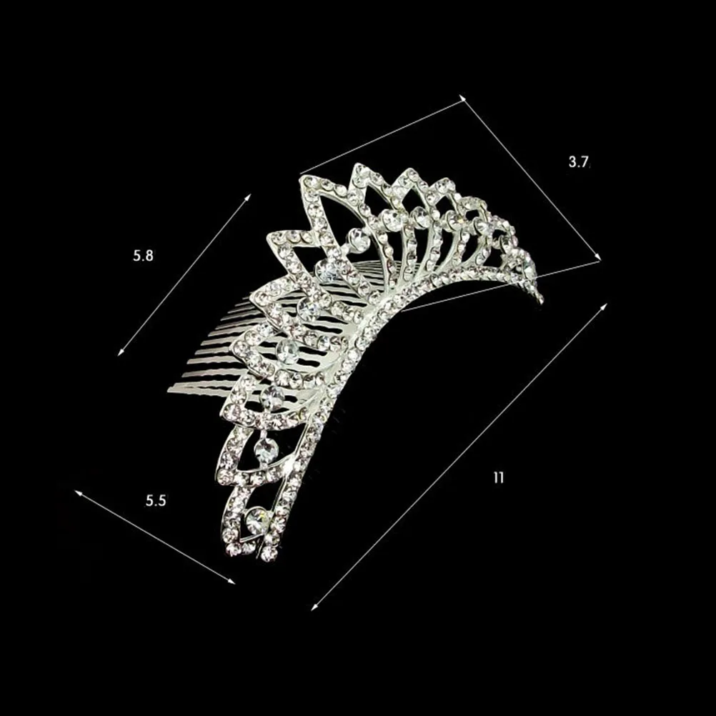

Performance of The Crown Women Hairpin Wedding Comb Flower Headwear Alloy Bride