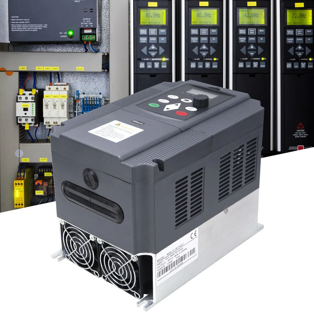 モーター制御ベクトル周波数変換器速度制御コントローラー調速機三相7.5KW 380V 9600-3T-00750G周波数変換器