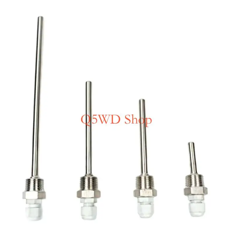 Q5WD Immersions Sleeve 50/100/200/300mm Stainless Probe Water Tanks Protective Shell