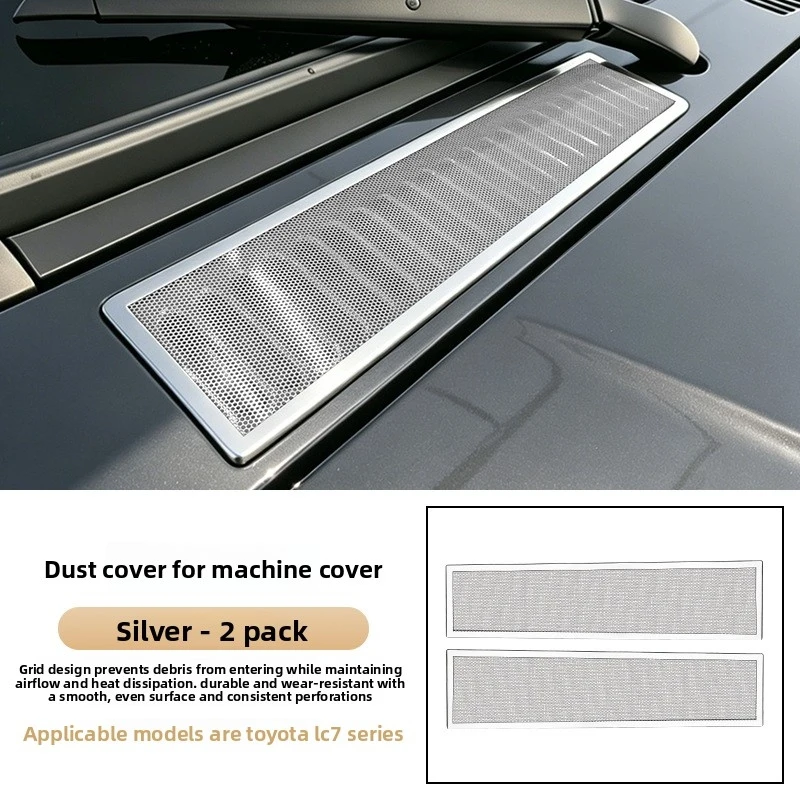 Engine Bay Mesh Cover for Toyota LC71 LC76 LC78 LC79 Hood Protection Custom Decorative Modification Parts