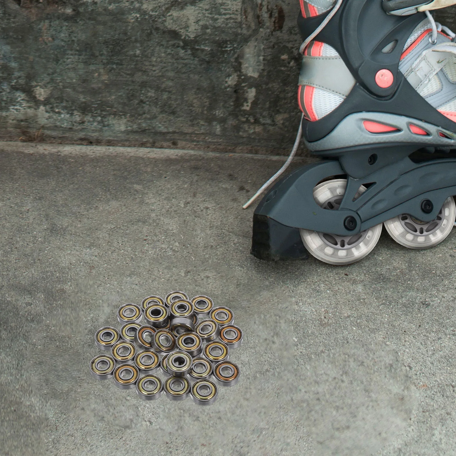 30 قطعة محامل كروية مصغرة عجلات لوح التزلج المضادة للتصادم عملية سلسة محامل أسطوانية من الفولاذ المقاوم للصدأ