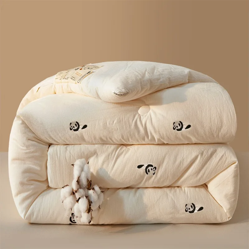 A Grade Baby Safe Cotton Xinjiang Quilt Thickened Winter Blanket Spring Autumn Dormitory Bedding Winter Thick Quilt