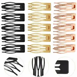 10pcs Metal Snap Hair Clips Updo Hair Pin Hair Organizer Click Accessories Women Hairpins Hair Headwear Clack K6L0
