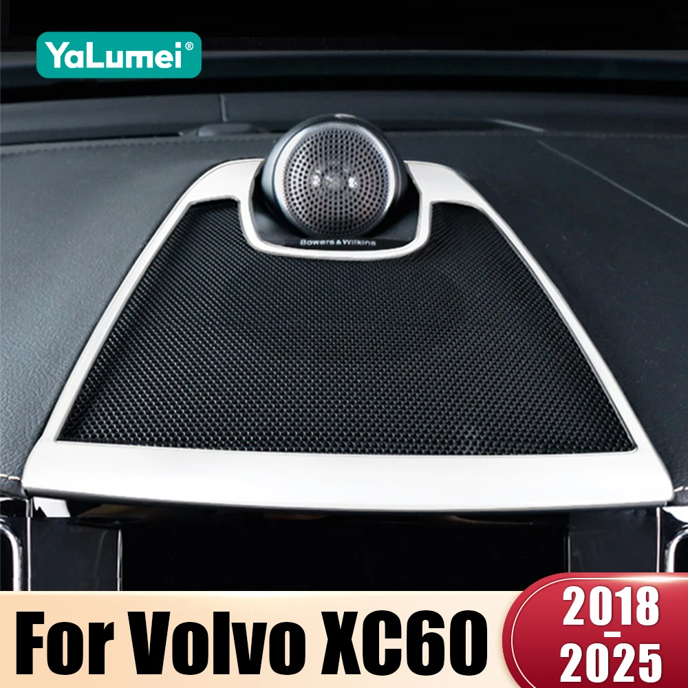 Für Volvo XC60 2018 2019 2020 2021 2022 2023 2024 2025 Auto-Instrumententafel Armaturenbrett Audio-Hochtöner Lautsprecherabdeckung Zubehör