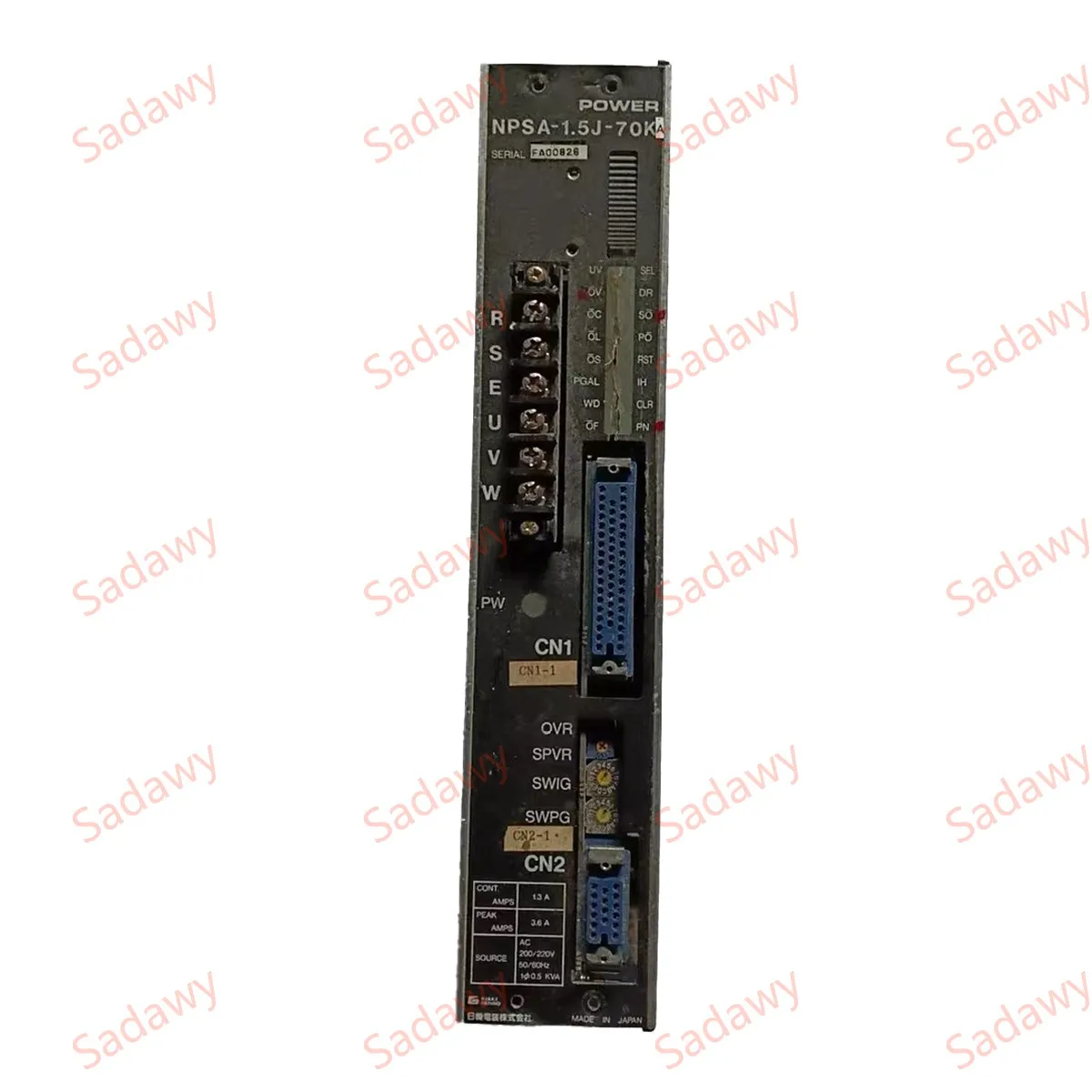 NIKKI--DENSO Used and New original  ACTUS POWER NPSA-1.5J-70K Servo Drive AC Server