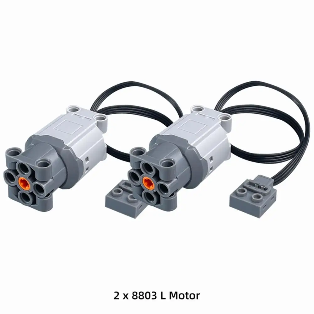 Nuevo 1/2/5/10 Uds pieza técnica MOC alto par 88003 L funciones de potencia del Motor bloque de construcción para vehículos todoterreno