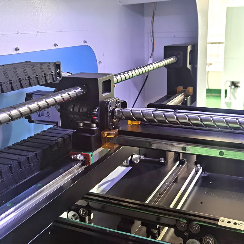 Stock in Germany Chip Mounting Machine LED Pick and Place Machine PCB Assembly Line wih 6 Heads and Grinding Miller