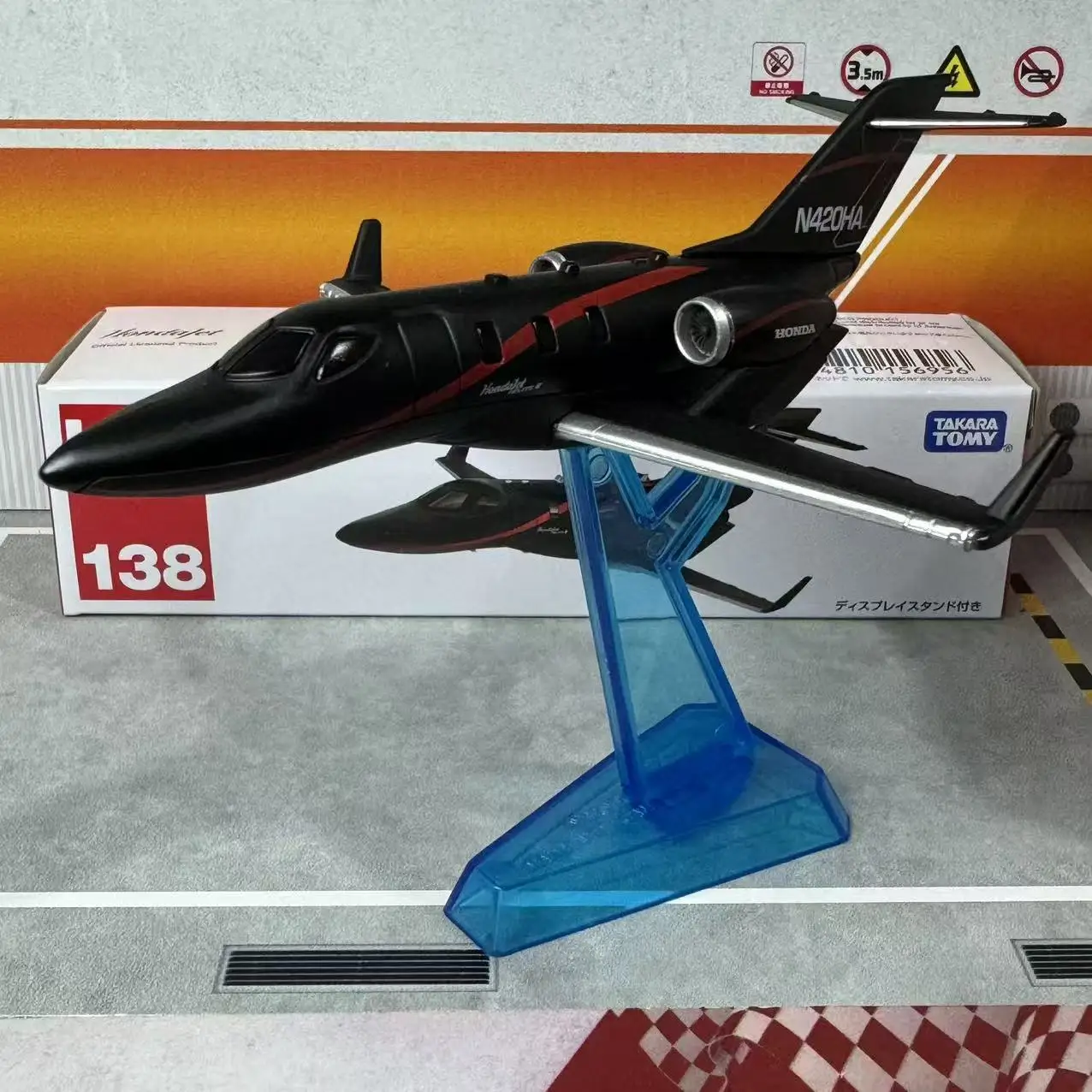 

Takara Tomy Tomica Long Type No. 138 Honda Jet Elite II Mini Car Toy Alloy car Diecast Model Replica Series Children Gifts Toys