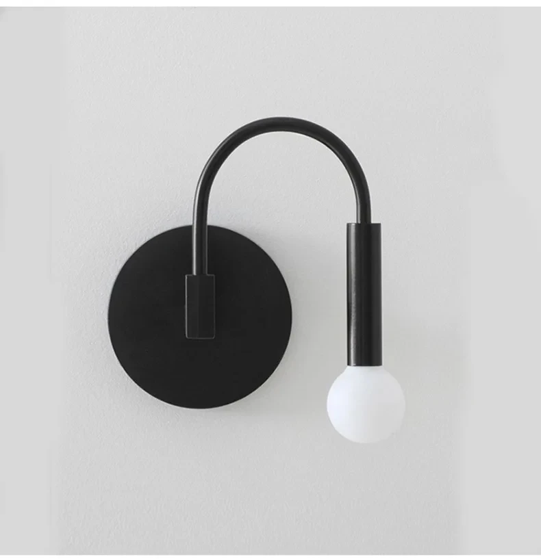 luz de parede estilo nordico simples e criativo preto para banheiro corredor corredor sala de estar quarto lampada de cabeceira 01