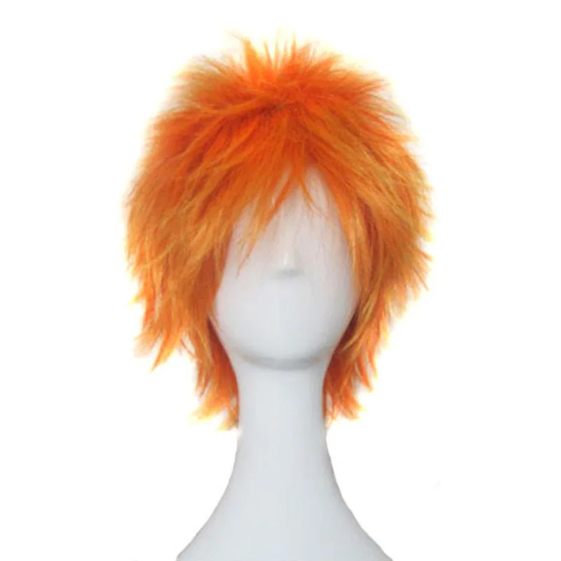 perruque-synthetique-courte-et-pointue-orange-pour-costumes-de-cosplay-fete-d'halloween-personnage-d'anime-ichigo-cheveux-resistants-a-la-chaleur-pour-hommes