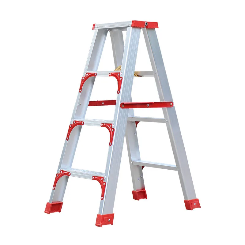 Portable Folding Ladder Heavy Duty Lightweight Foldable Ladder Aluminum Alloy Household Step Ladder Ladder for Home Use