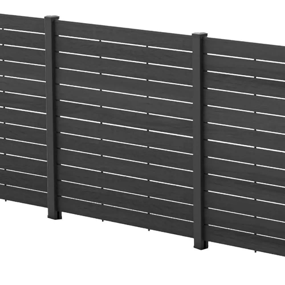 

3-Panel Aluminum Privacy Screen for Hard Surfaces, AC Units, Pool Equipment, and Trash Cans