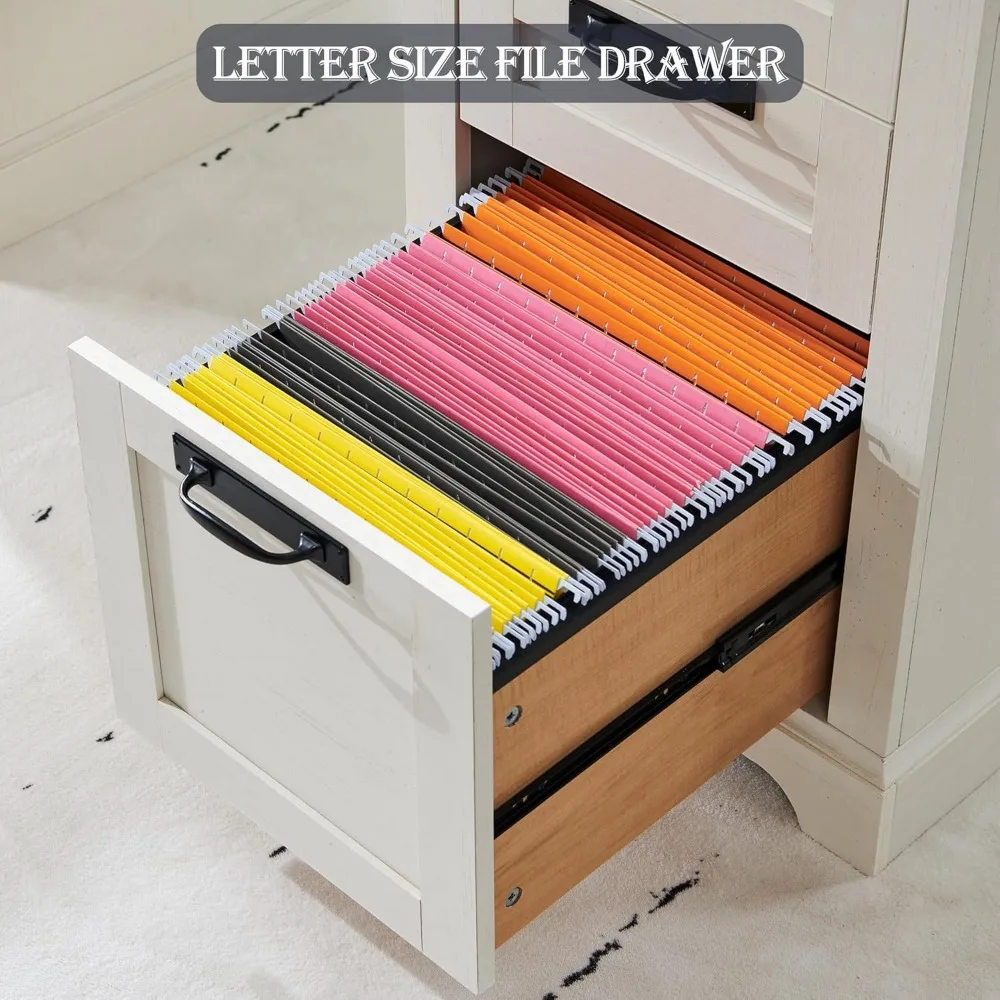 مكتب تنفيذي للمزرعة مقاس 60 بوصة مع أدراج، مكتب مكتب منزلي خشبي مع محطة شحن، صينية لوحة المفاتيح، درج الملفات، كابينة تخزين #4