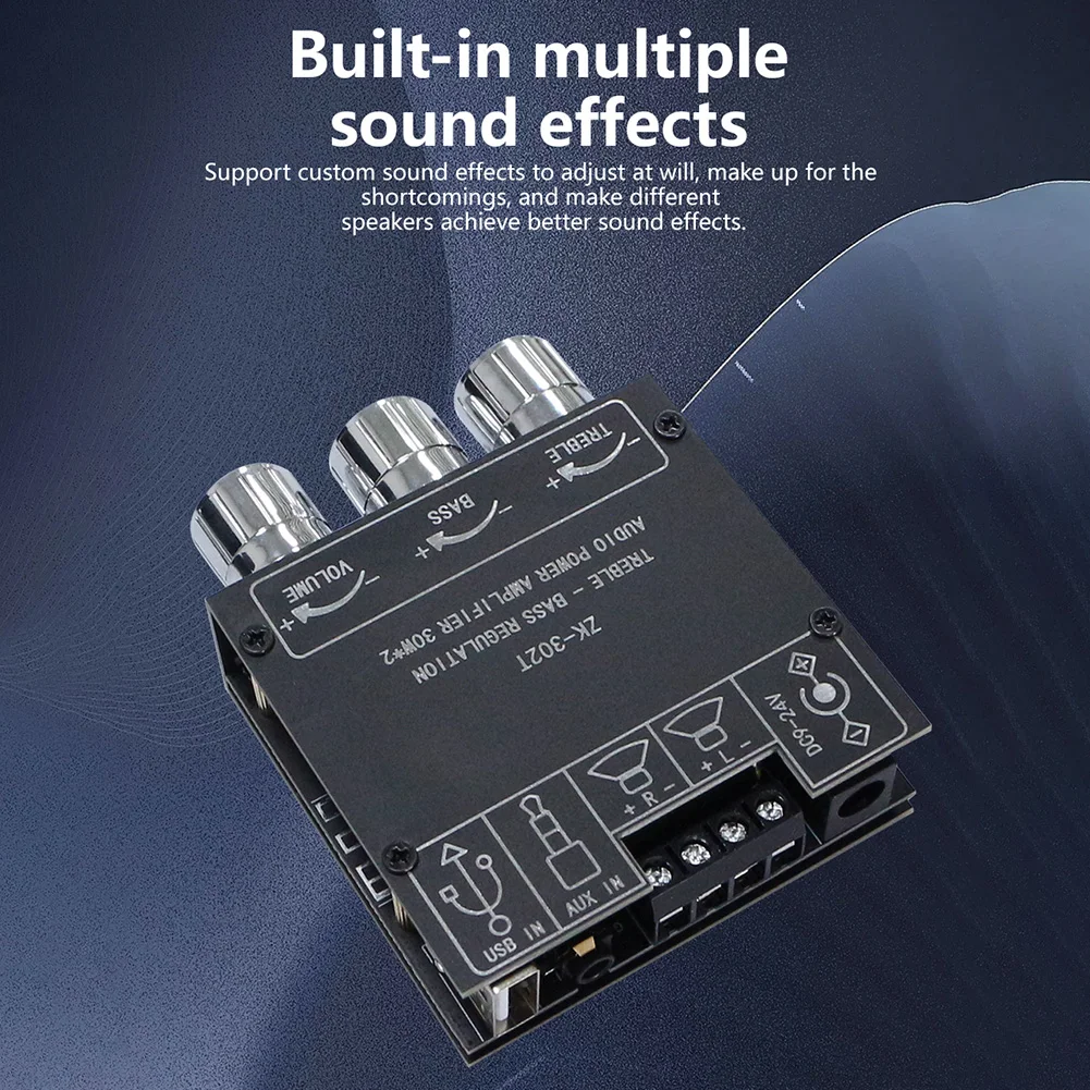 Bluetooth-Kompatibel 5,1 High Power Audio Stereo Verstärker Bord 2X30W 2 Kanal Bass Sound AMP Audio Power verstärker Modul