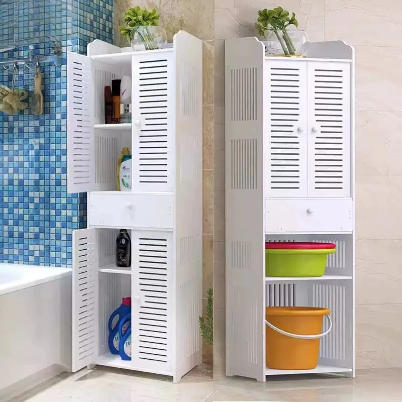 Toilet Rack Floor-to-ceiling Bathroom Basin Rack Toilet Basin Storage Shelf Toilet Storage Cabinet Waterproof