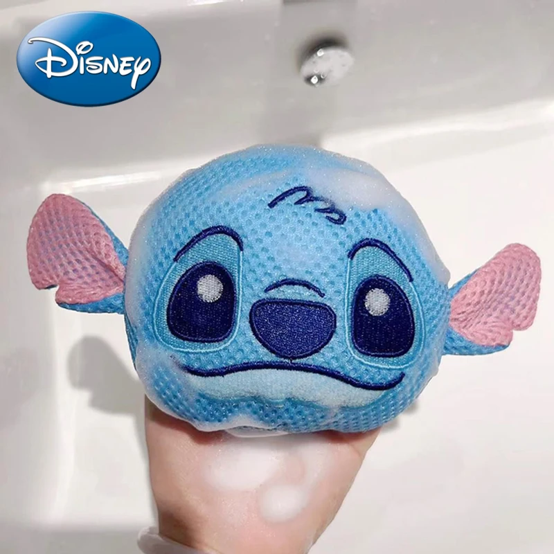 

Disney Stitch Bath Ball Cartoon Toy Story Alien 3D Bath Flowers Soft Foam Hanging Rope Wholesale