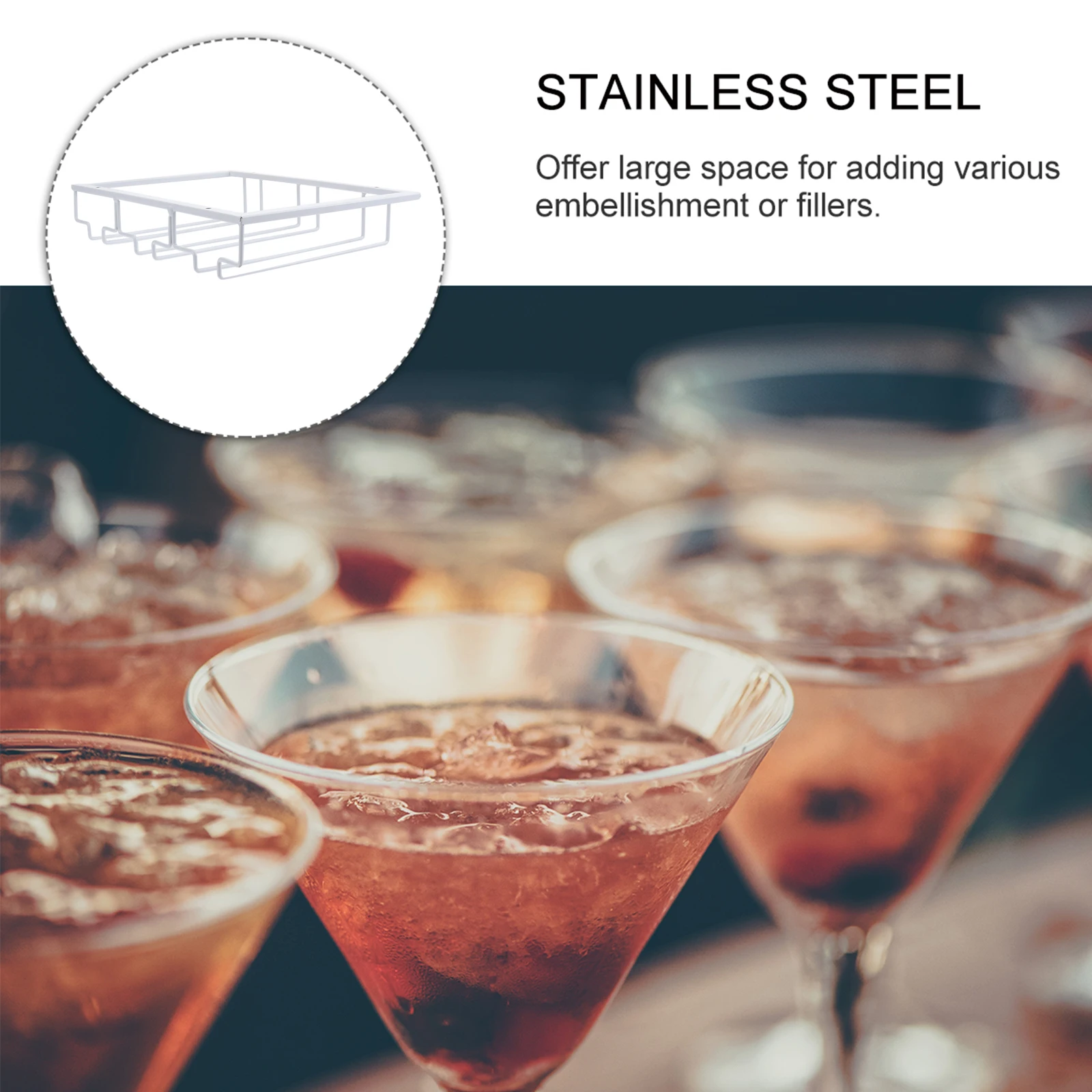 

Glass Holder Stainless Steel Storage Portable Cup Stand Home Wall Goblet Shelf Draining Bracket Kitchen Organizer Glasses
