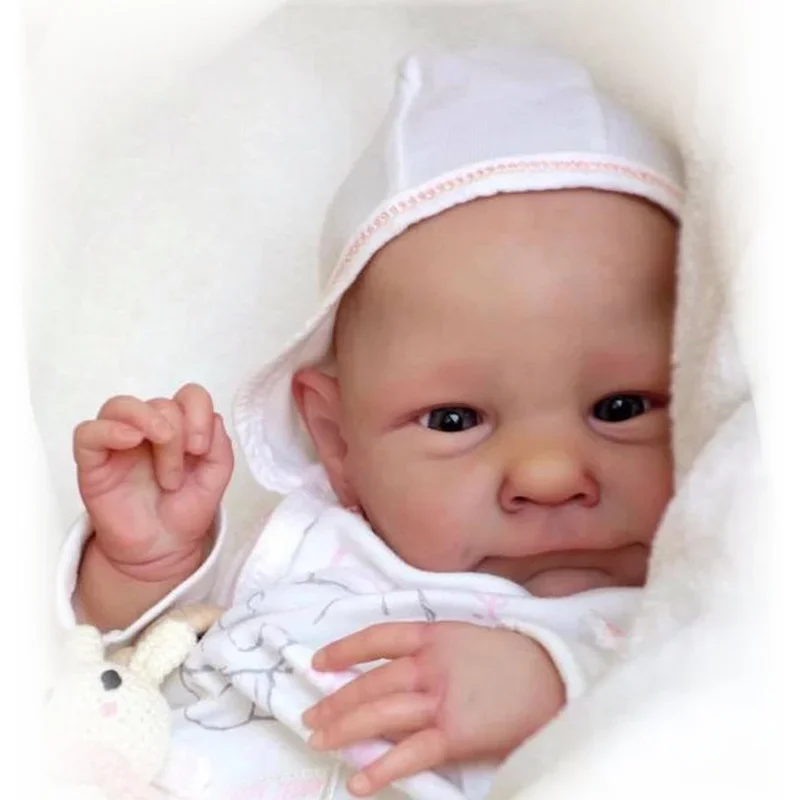 19Inch Reborn Doll Kit Limited Edition Ava Vinyl Doll with Body and Eyes Certificate Soft Touch Unpainited Unfinished Doll Parts