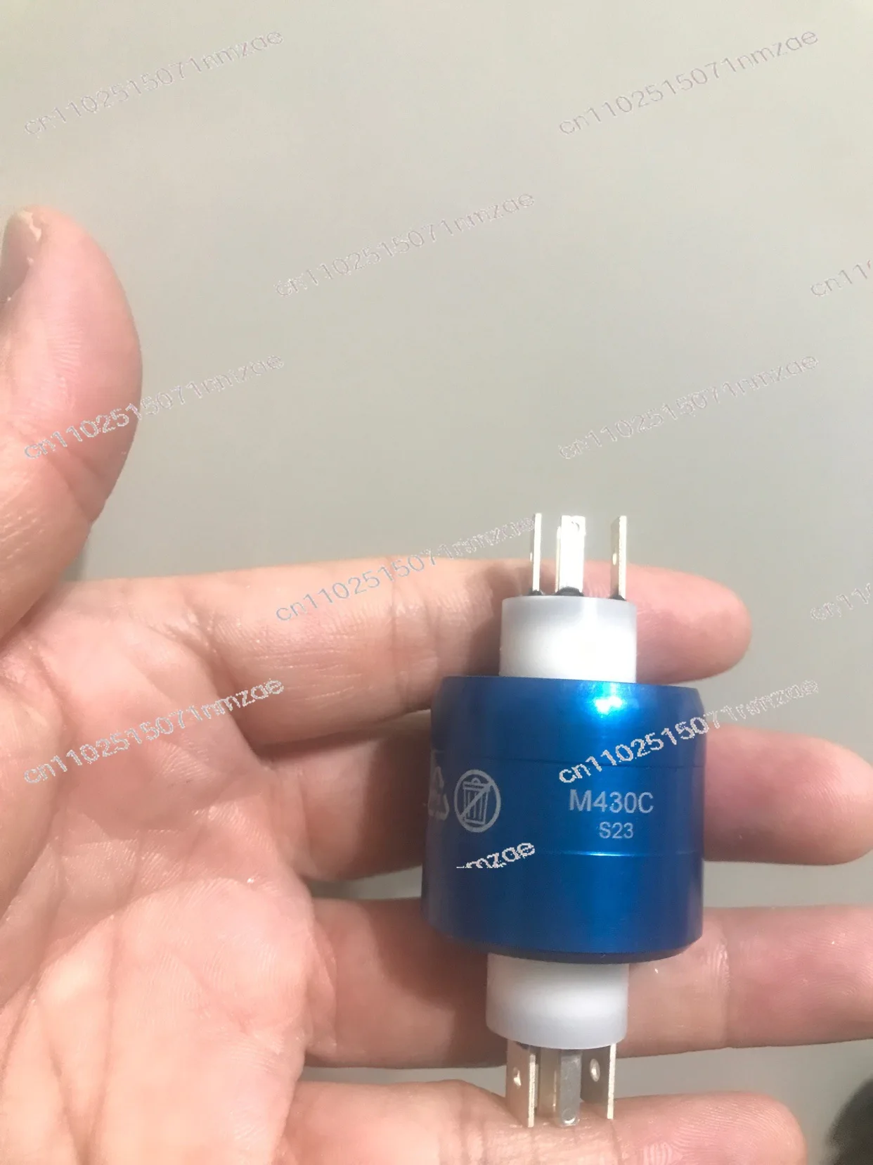 4-Conductor  Slip Ring M430C 250V 2x4A 2x30A Rotary Joint for CNC Engraving Machine Industrial Equipment