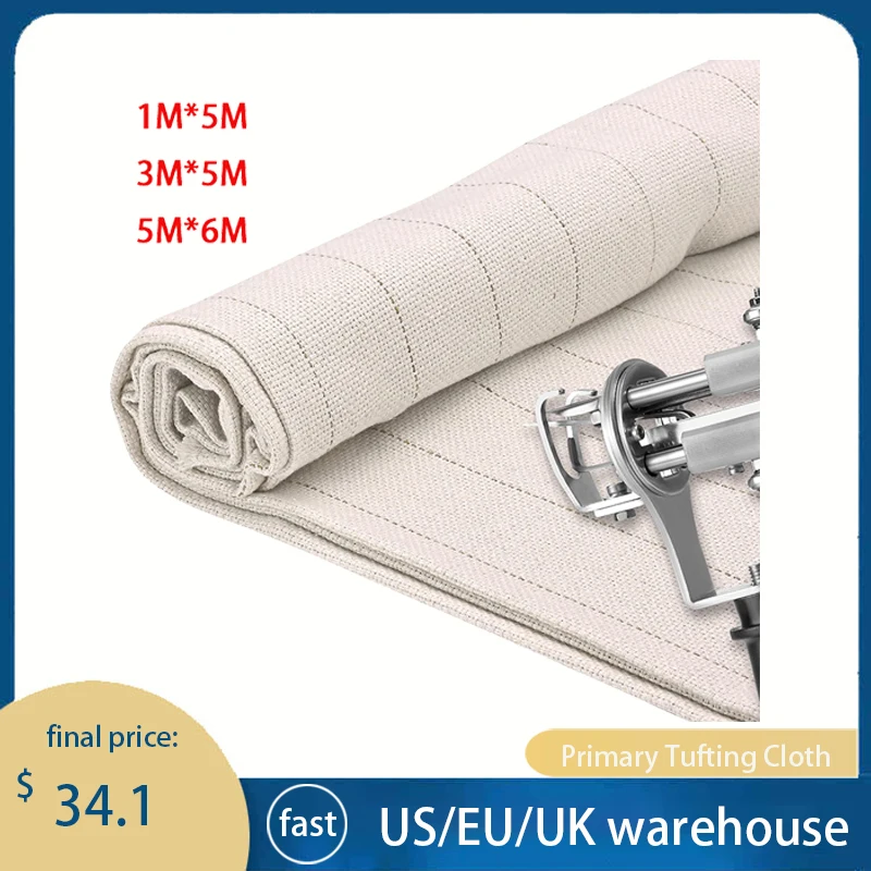 Primary Rug Tufting Cloth, Backing Fabric for Using Rug Tufting Guns, Tufted Carpet Accessories, Cloth Underlay