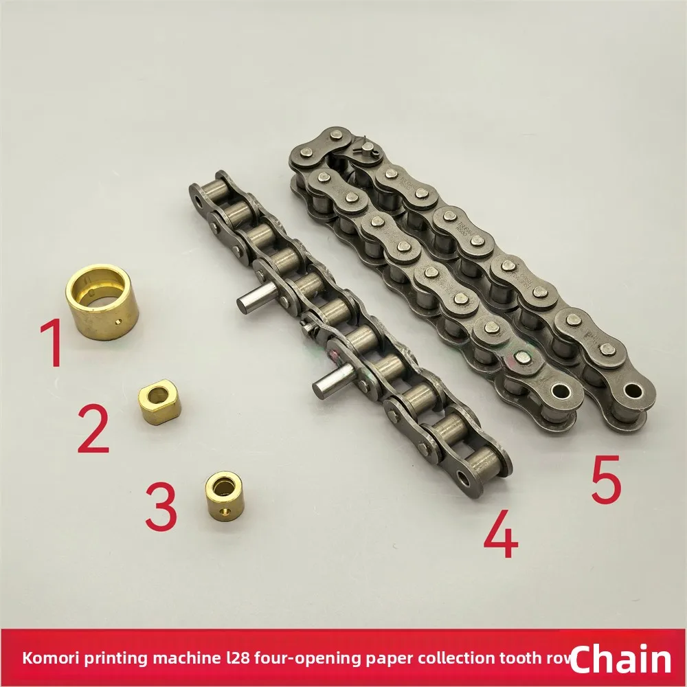Komori L28 Take-up Chain Japanese Tsubaki Original Take-up Chain Toothed Copper Sleeve