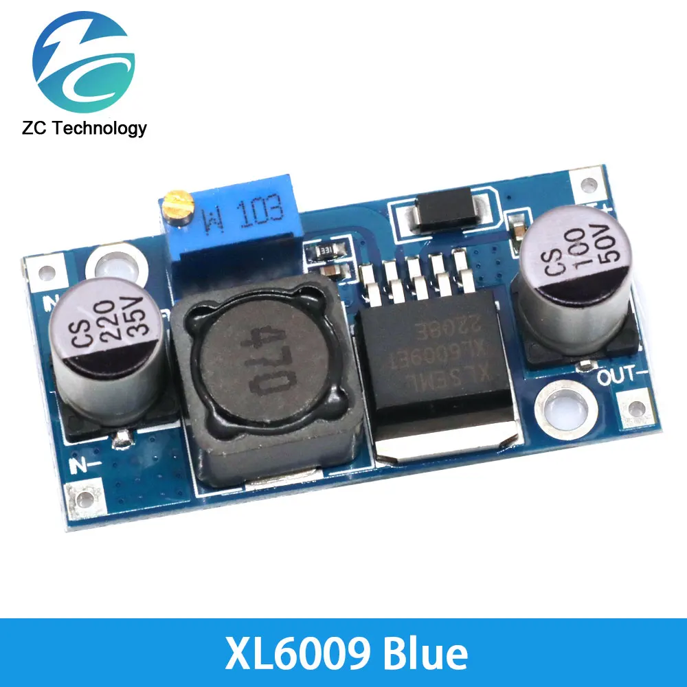 Boost Buck DC-DC Adjustable Step Up Converter XL6009 Power Supply Module 20W 5-32V to 1.2-35V