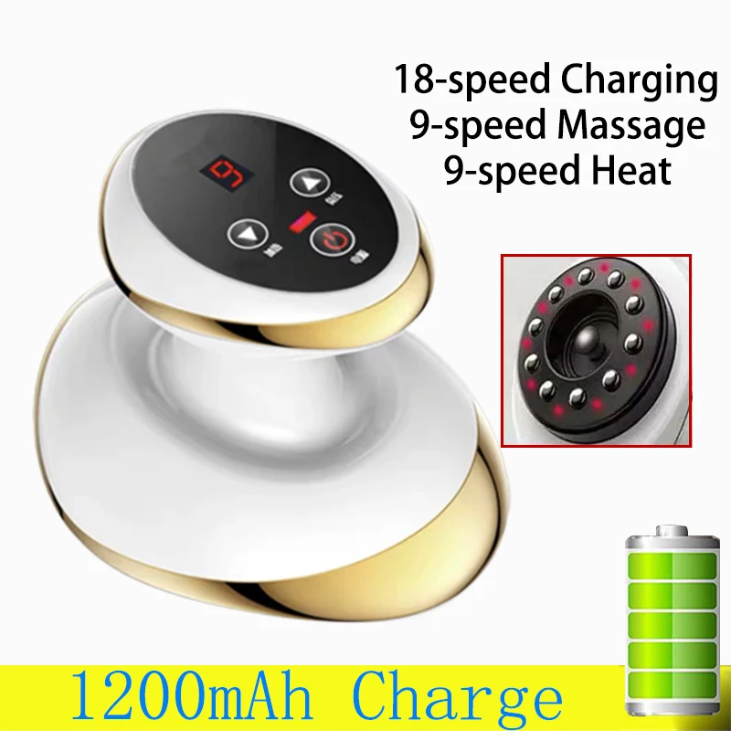 Thuis Elektrische Guasha Schrapen Massage Cupping Body Massager Vacuümblikken Zuignap Verwarming Vetverbrander Anti-cellulitis Massager