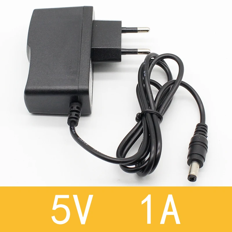 1pcs 100-240V AC to DC Power Adapter Supply Charger adapter 5V 12V 1A 2A 0.5A EU Plug 5.5mm x 2.5mm/5v3aDC Plug Micro USB