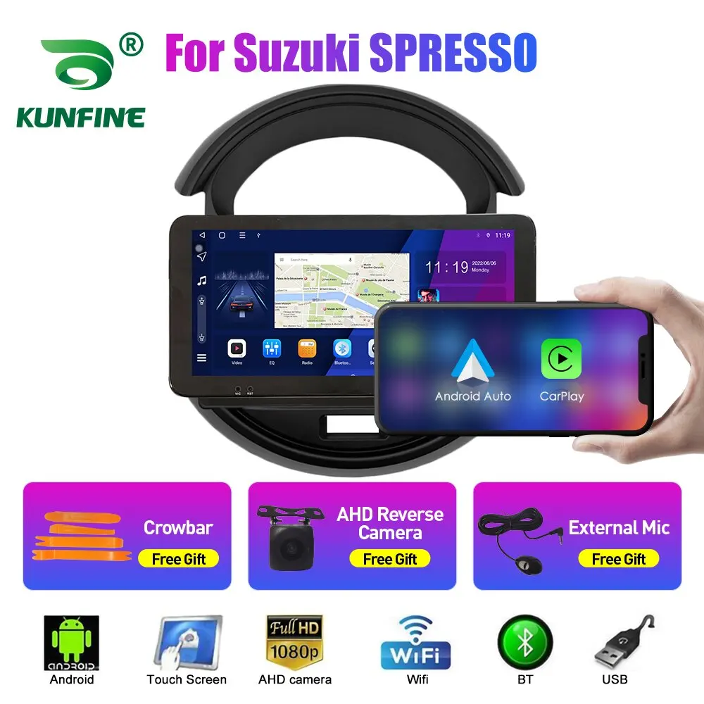 

10.33 Inch Car Radio For Suzuki SPRESSO 2Din Android Octa Core Car Stereo DVD GPS Navigation Player QLED Screen Carplay