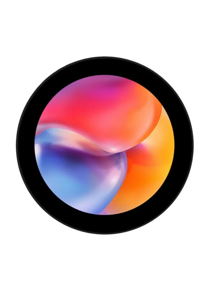 3.4inch HDMI Round Touch Display, 800 × 800, IPS, 10-Point Touch, Round LCD, Optical Bonding Toughened Glass Panel