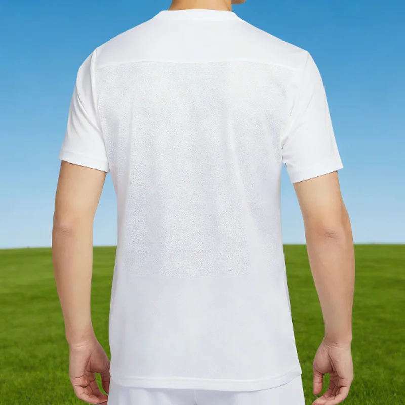 Nike DRI FIT Men Fitness Training Breathable Quick Dry Short Sleeve T‑Shirt IB8640‑100 Genuine Sport Top view 2