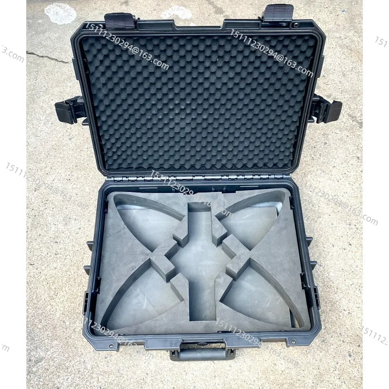 4-Piece Conference Mic Case for Gooseneck & Desk Microphones, Durable PP Flight Box